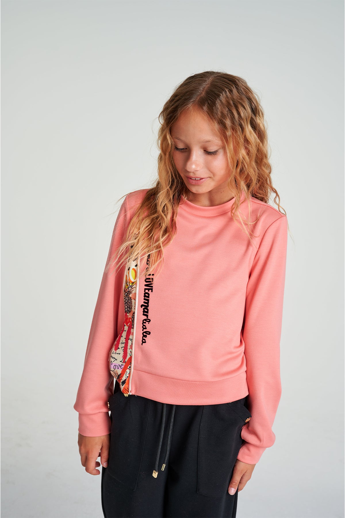 Girl Pink Sweatshirt