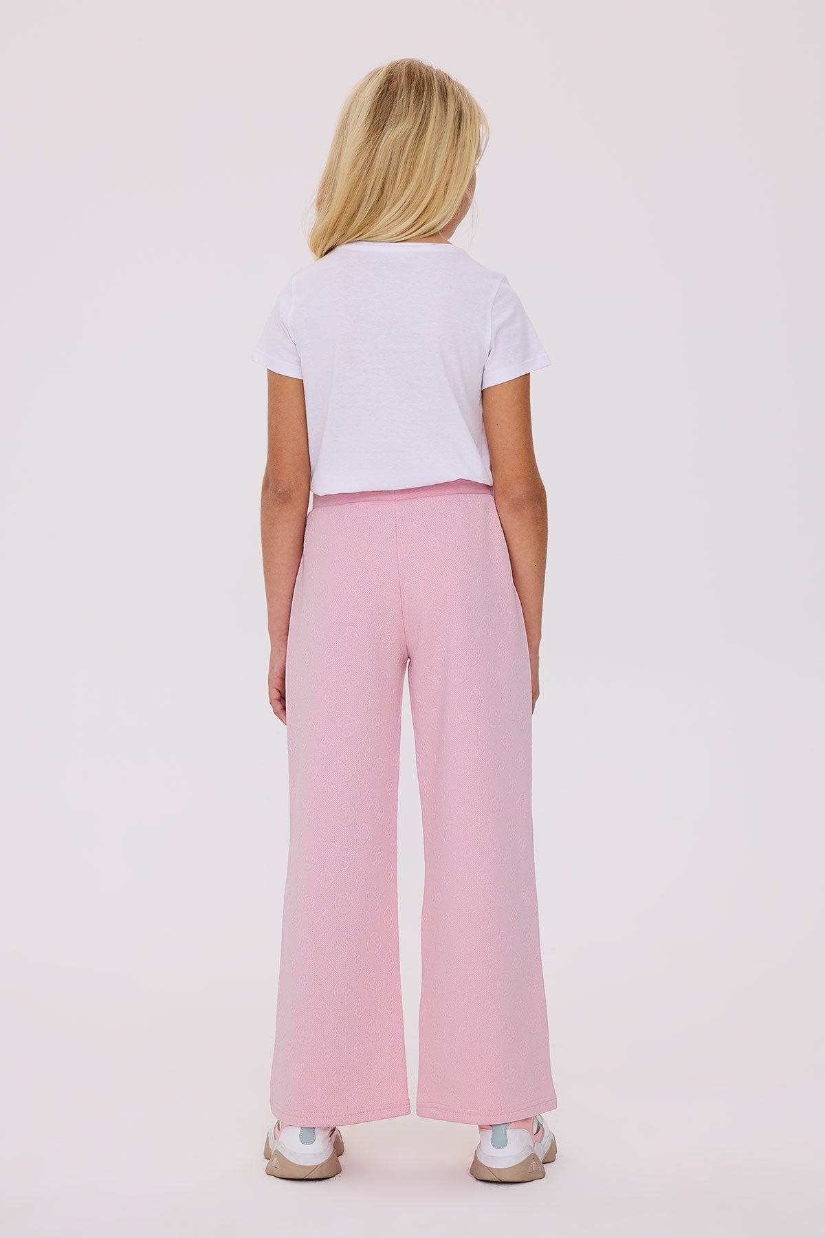 Girl Pink Tracksuit Bottom