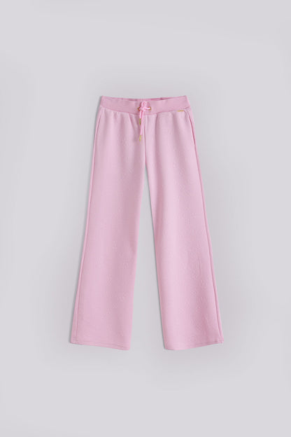 Girl Pink Tracksuit Bottom