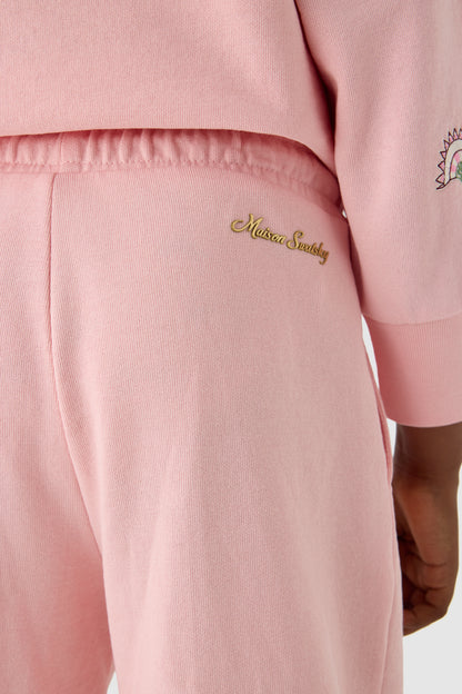 Girl Pink Tracksuit Bottom