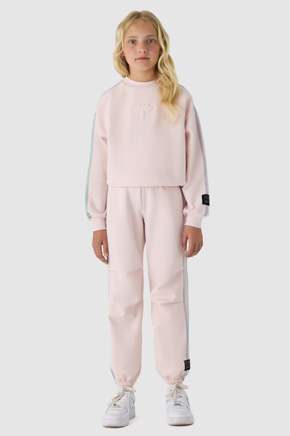 Girl Pink Tracksuit Bottom