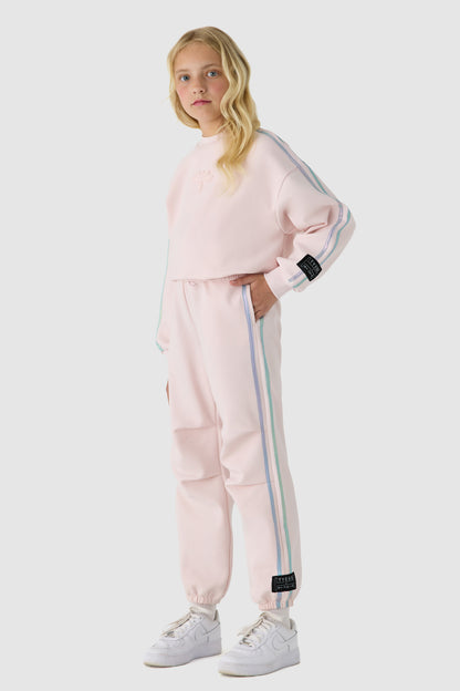 Girl Pink Tracksuit Bottom