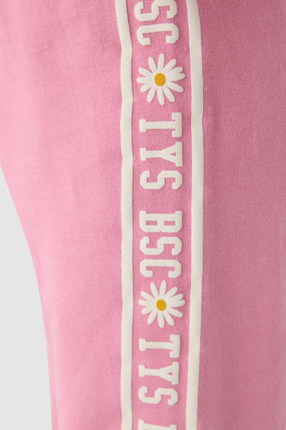 Girl Pink Tracksuit Set