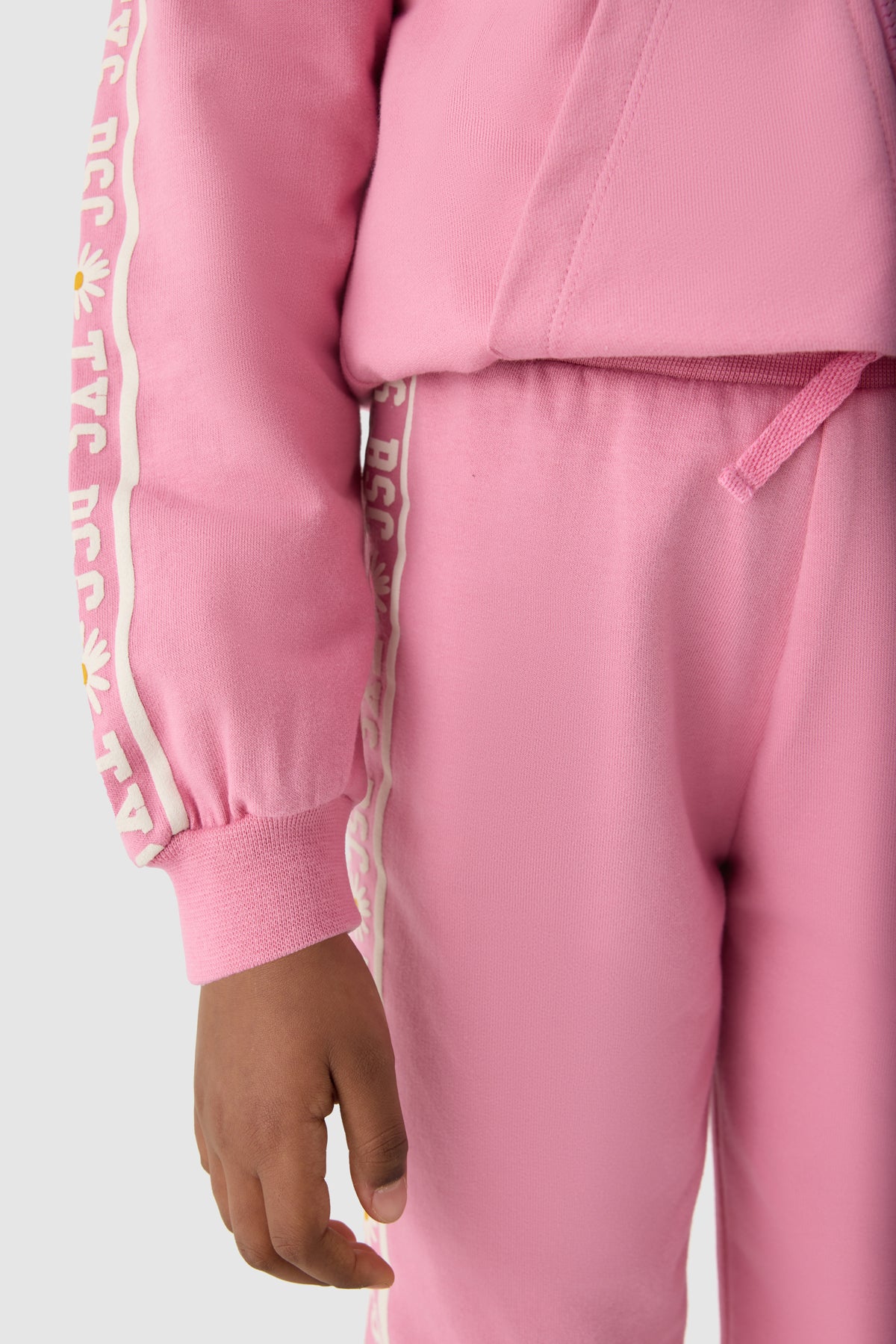 Girl Pink Tracksuit Set