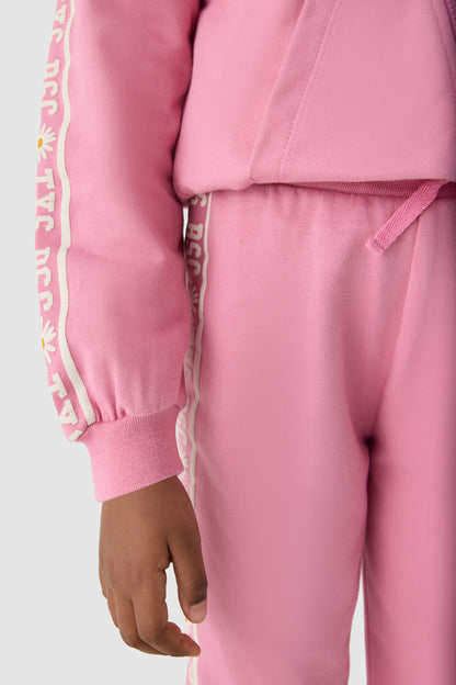 Girl Pink Tracksuit Set