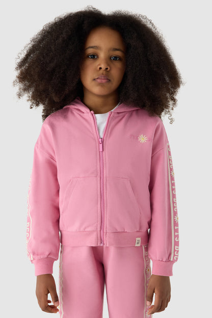 Girl Pink Tracksuit Set