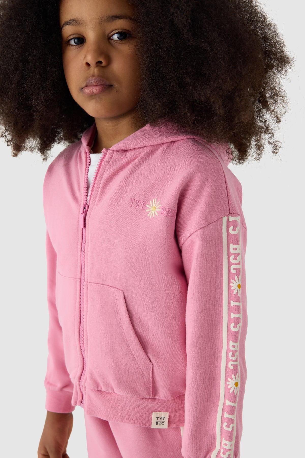 Girl Pink Tracksuit Set