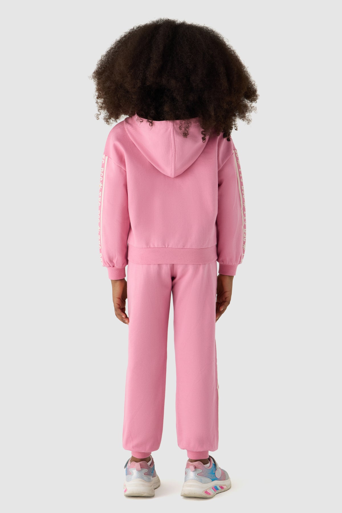 Girl Pink Tracksuit Set