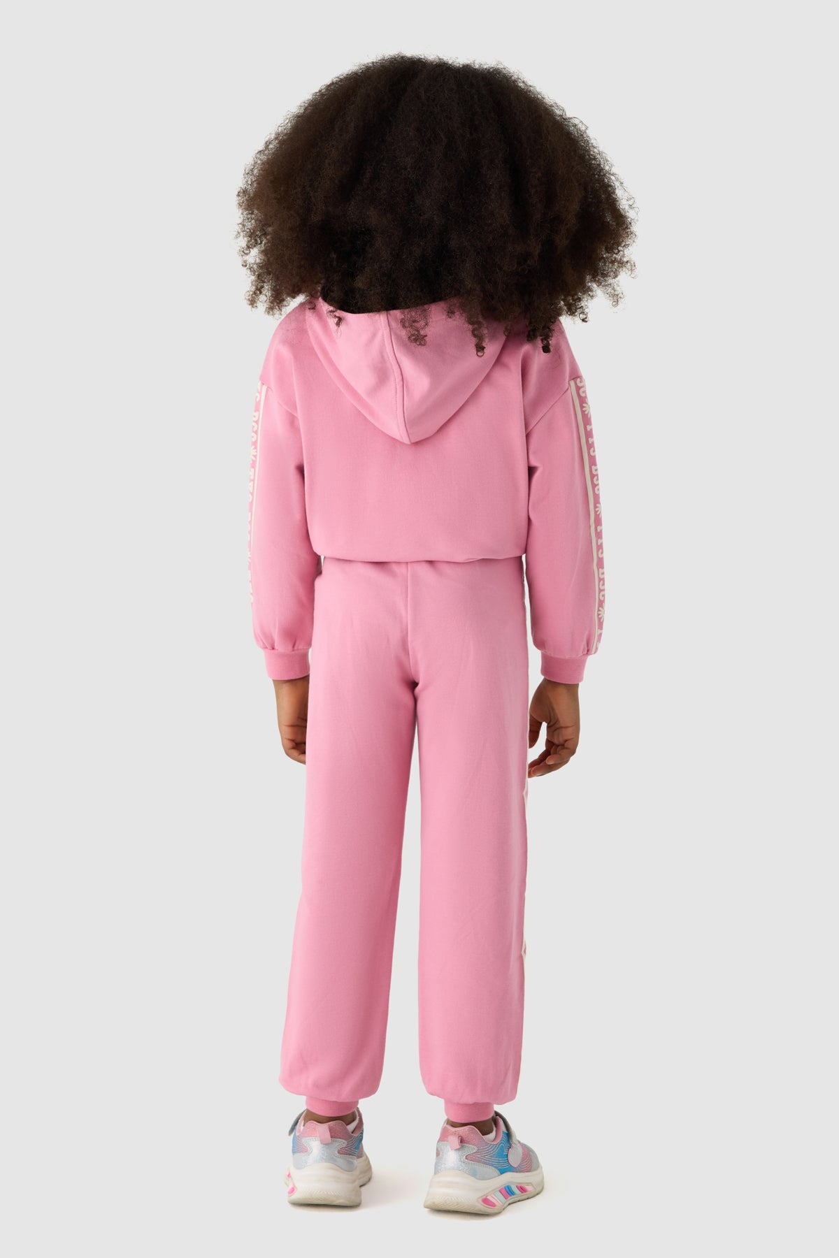 Girl Pink Tracksuit Set