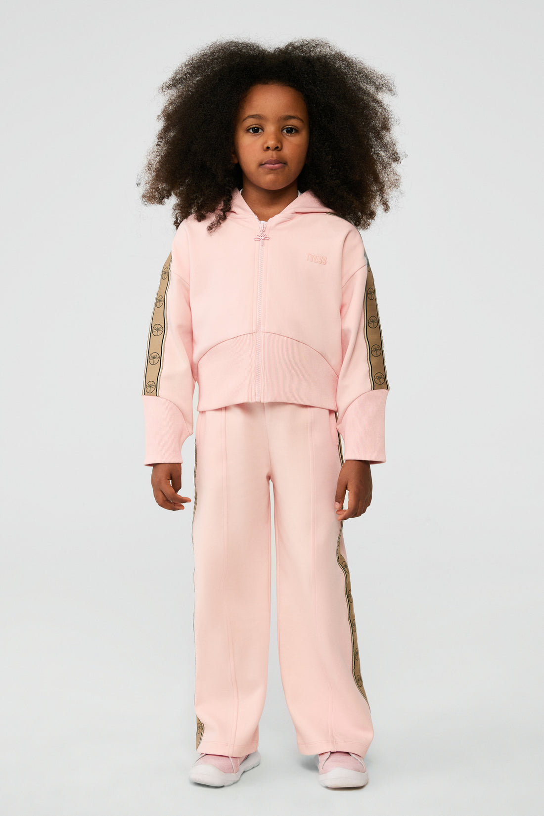 Girl Pink Tracksuit Top