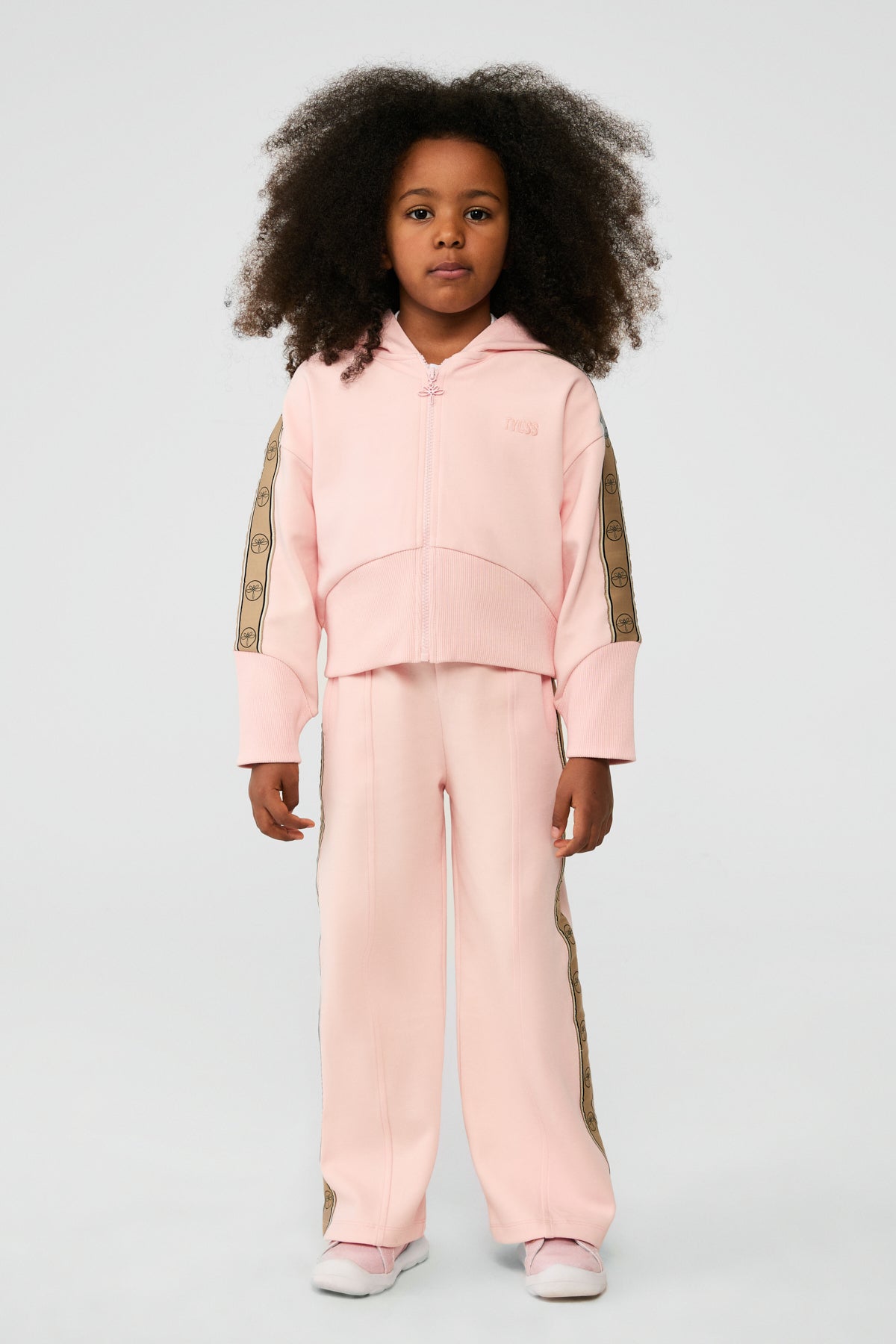 Girl Pink Tracksuit Top