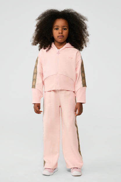 Girl Pink Tracksuit Top
