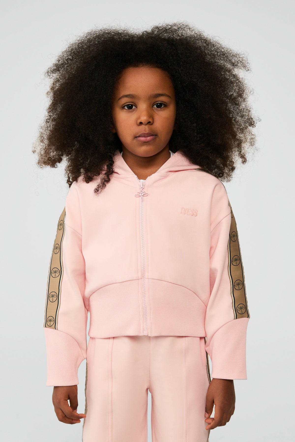 Girl Pink Tracksuit Top