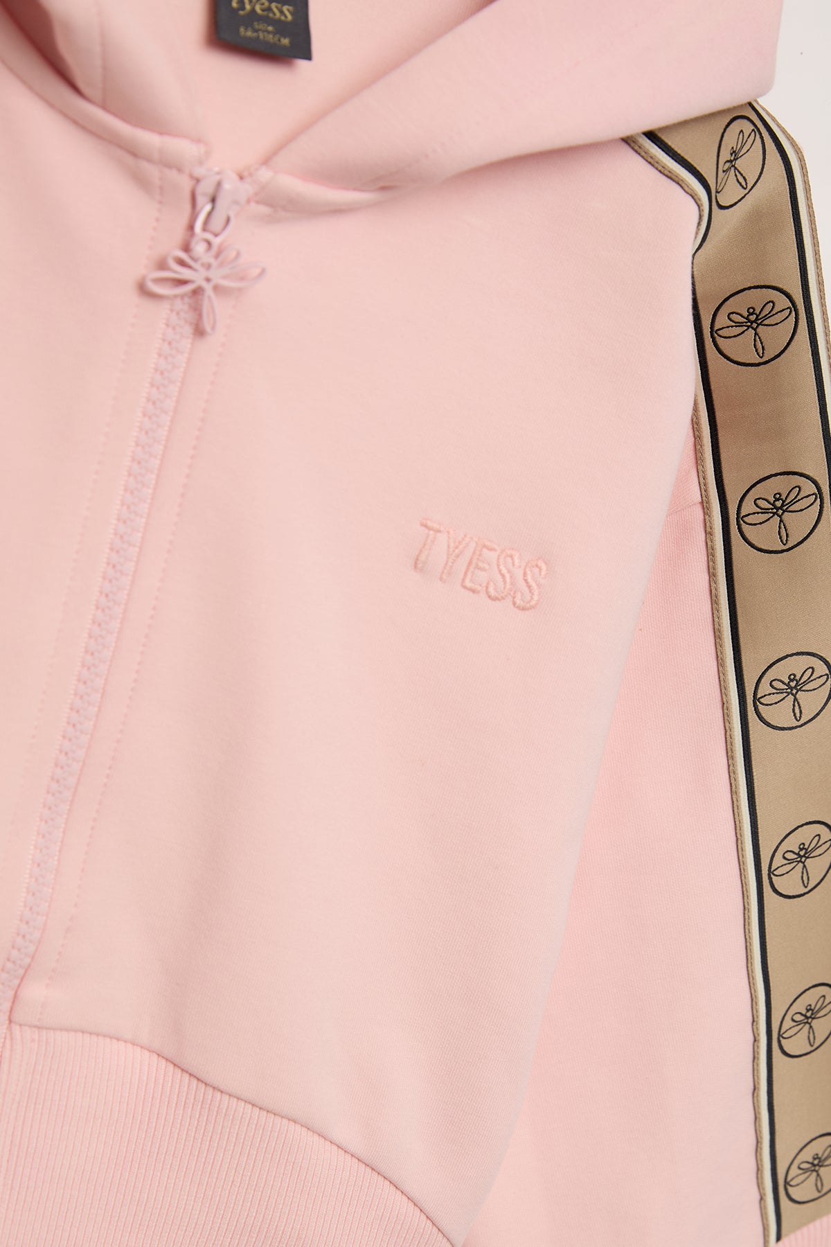 Girl Pink Tracksuit Top