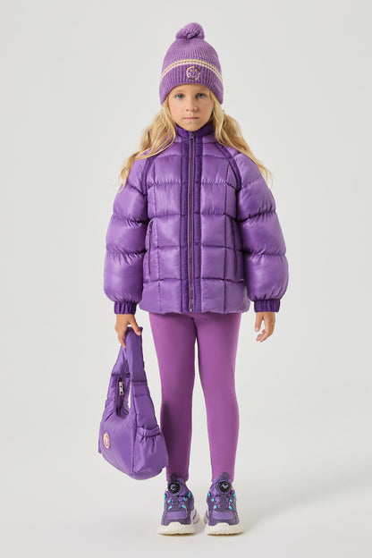 Girl Purple Coat