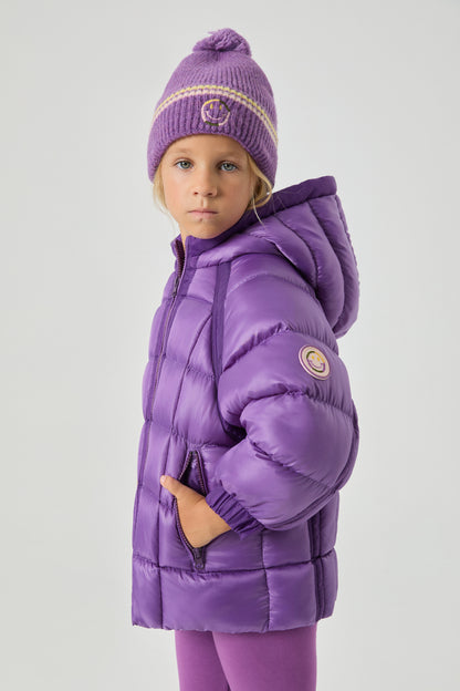 Girl Purple Coat