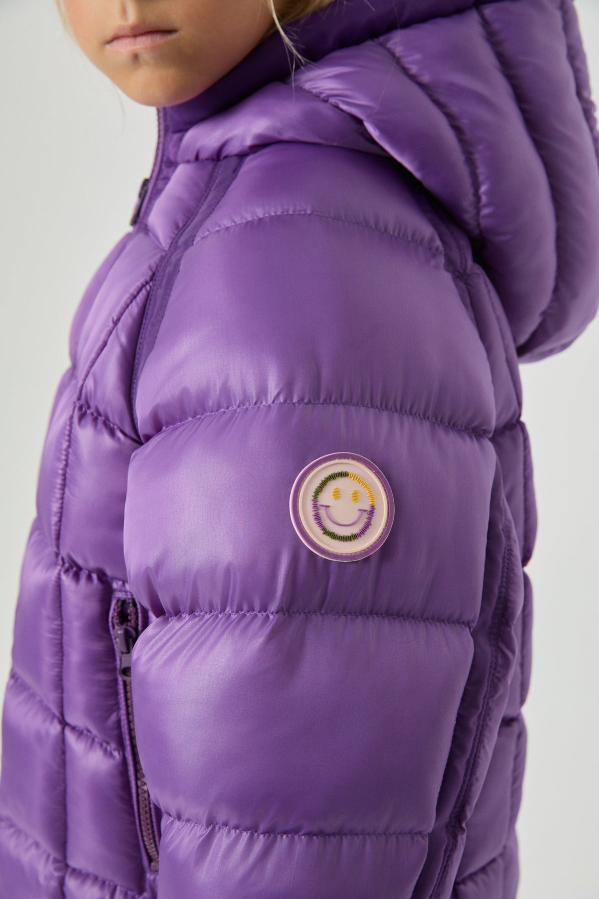 Girl Purple Coat