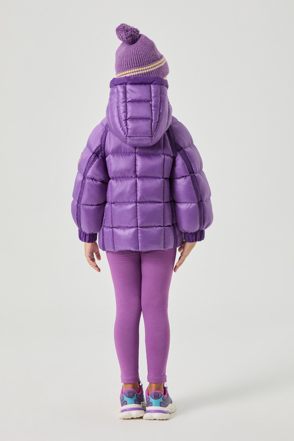 Girl Purple Coat
