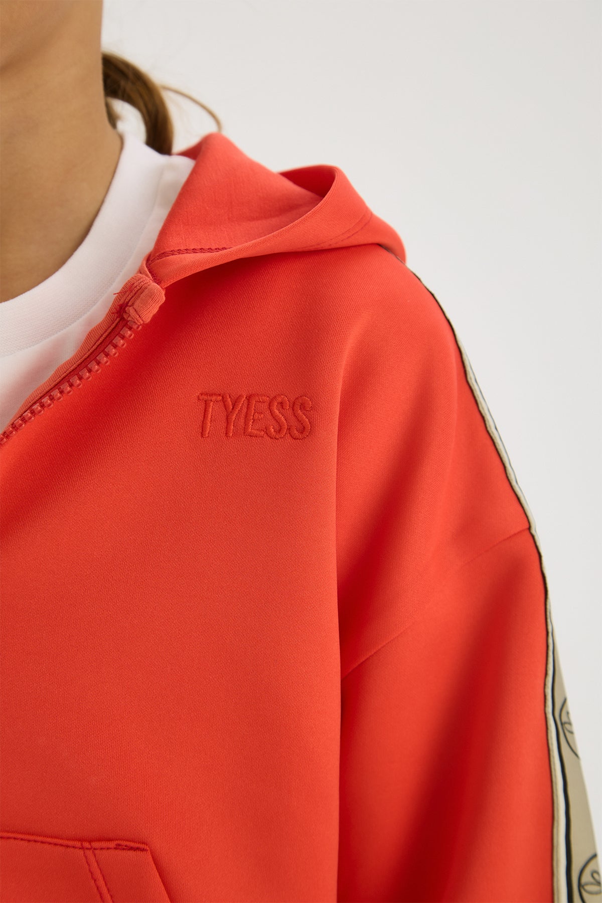 Girl Red Tracksuit Top
