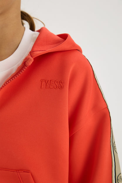 Girl Red Tracksuit Top