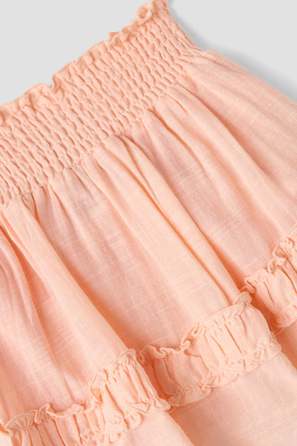 Girl Salmon Skirt