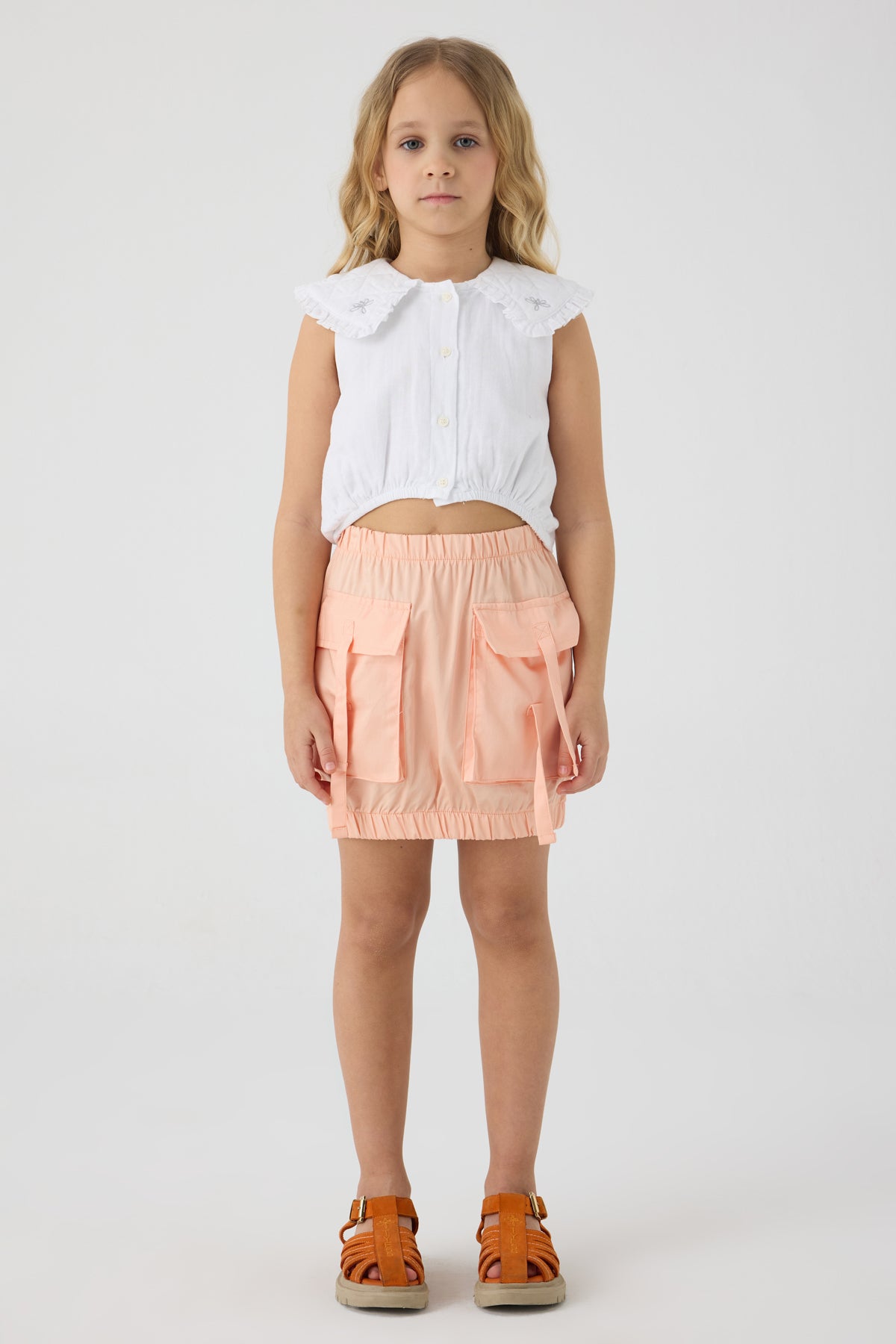 Girl Salmon Skirt