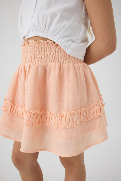 Girl Salmon Skirt