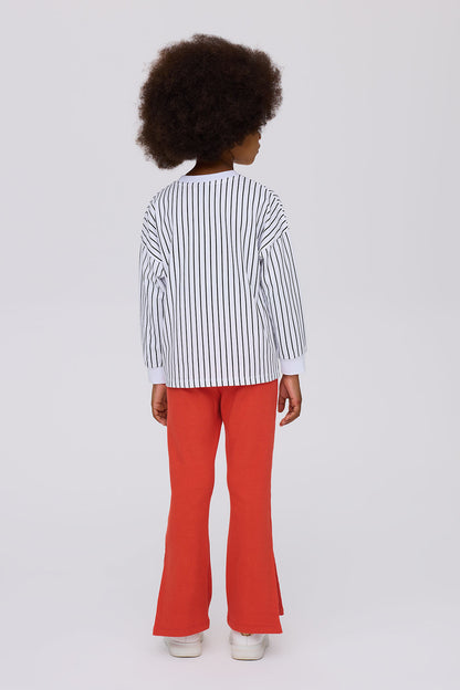 Girl Striped Sweatshirt
