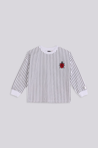 Girl Striped Sweatshirt