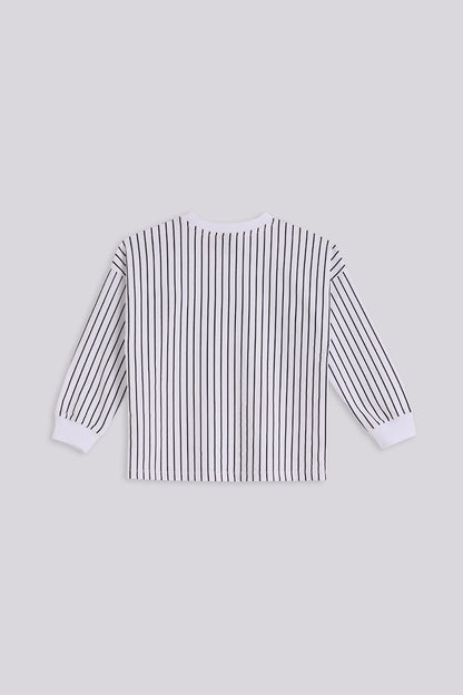 Girl Striped Sweatshirt