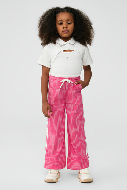 Girl Striped Trousers