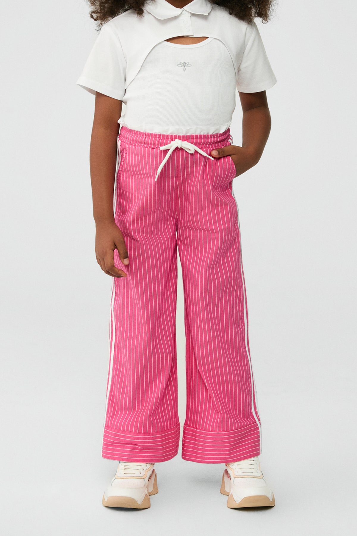 Girl Striped Trousers