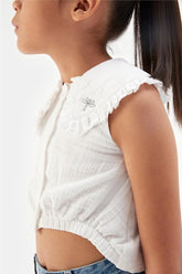 Girl White Blouse - BgStore