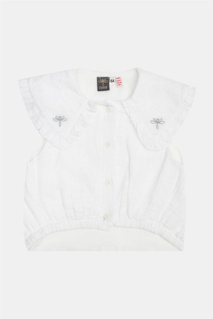 Girl White Blouse - BgStore
