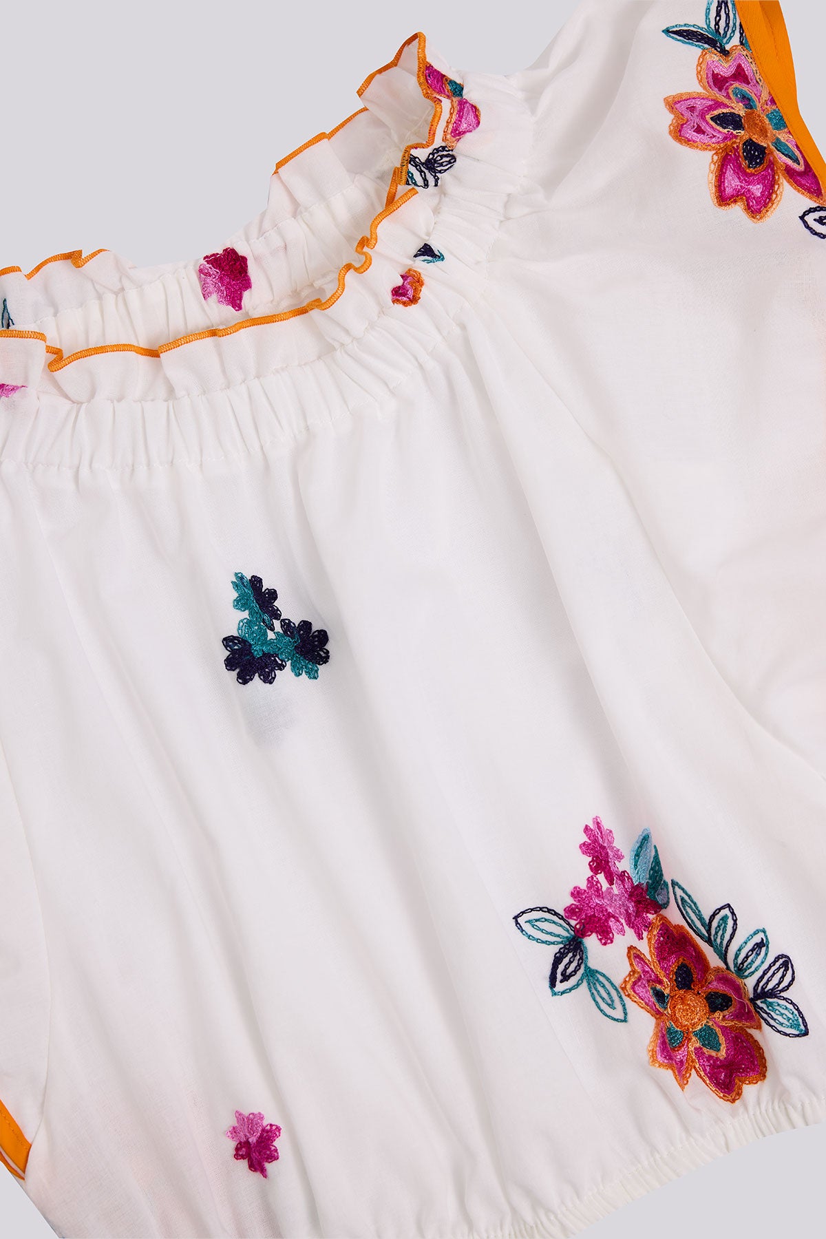 Girl White Blouse