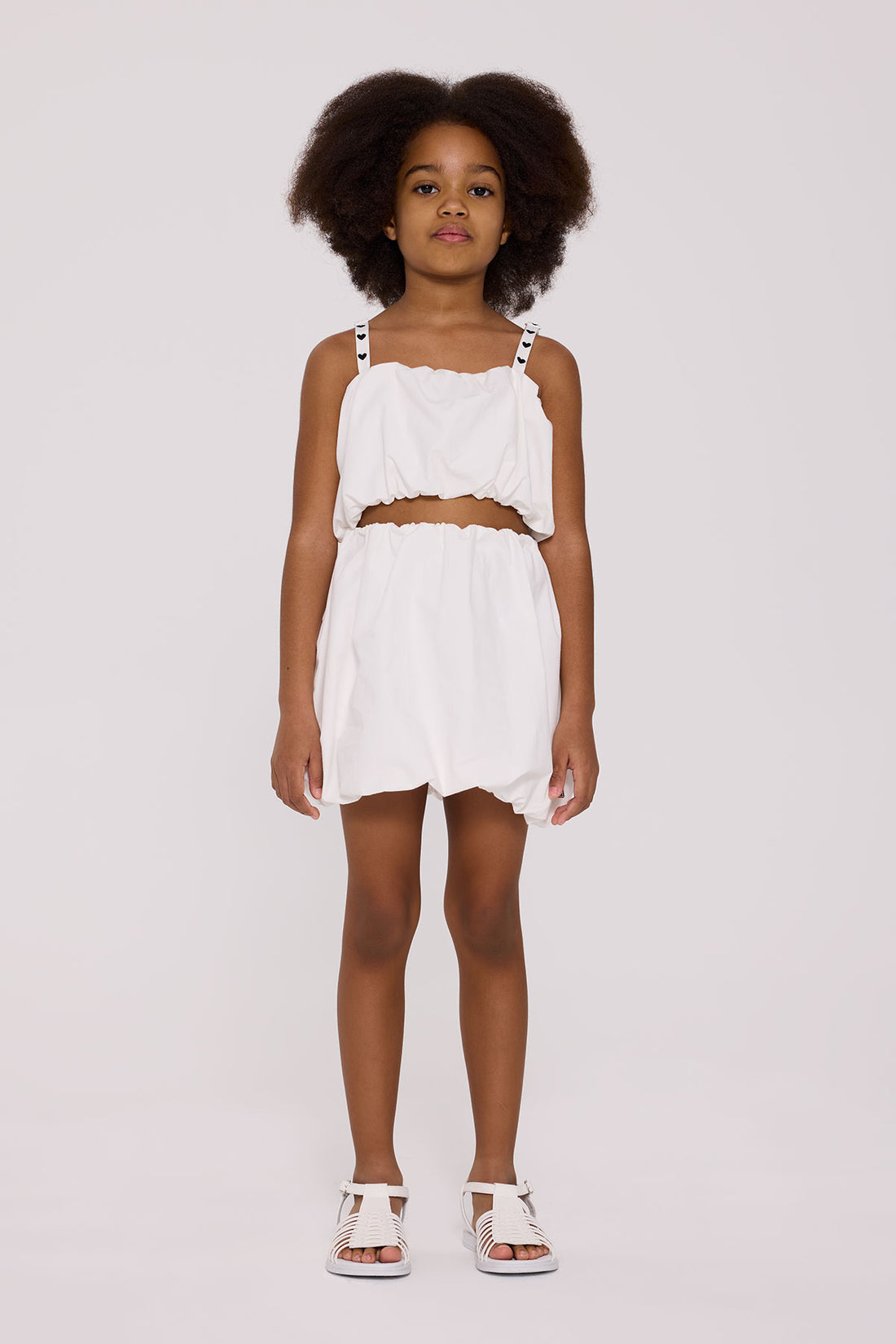 Girl White Blouse