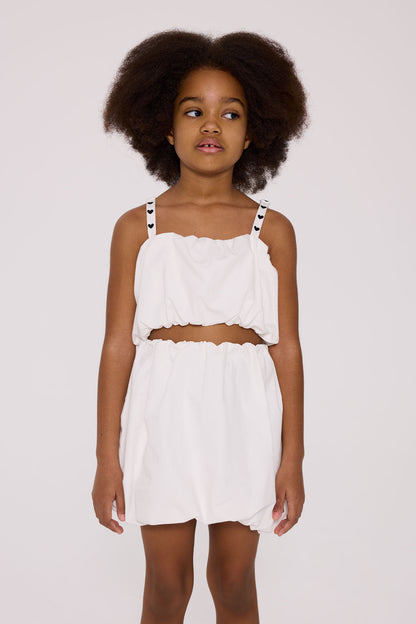 Girl White Blouse