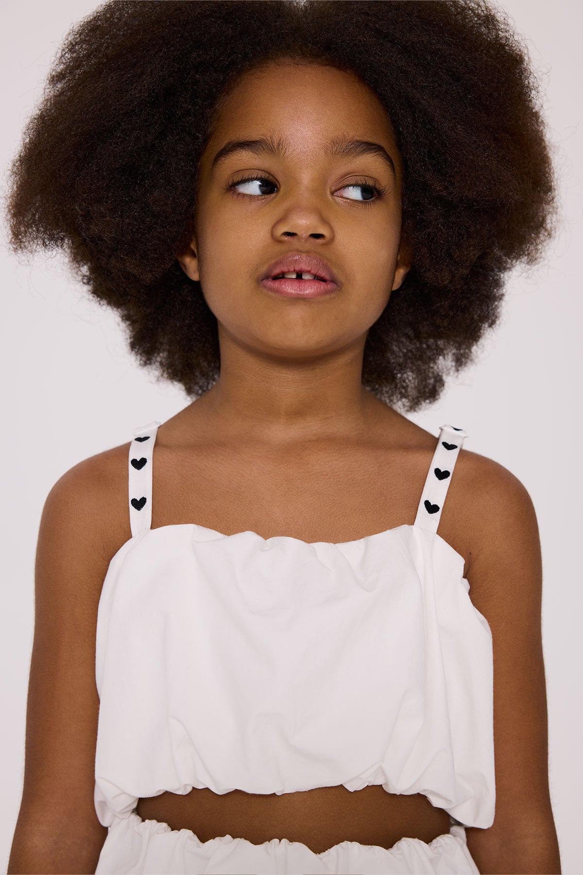 Girl White Blouse