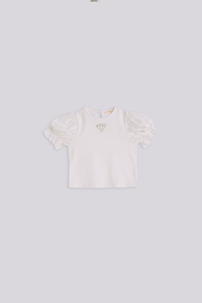 Girl White Blouse