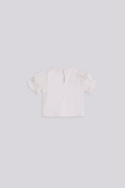 Girl White Blouse