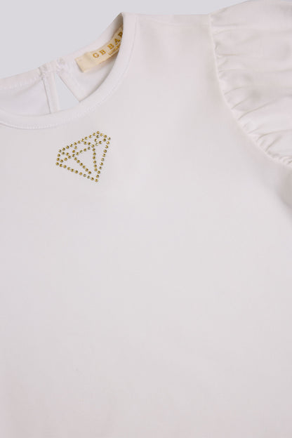 Girl White Blouse