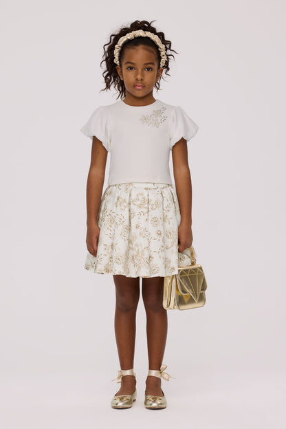 Girl White Blouse
