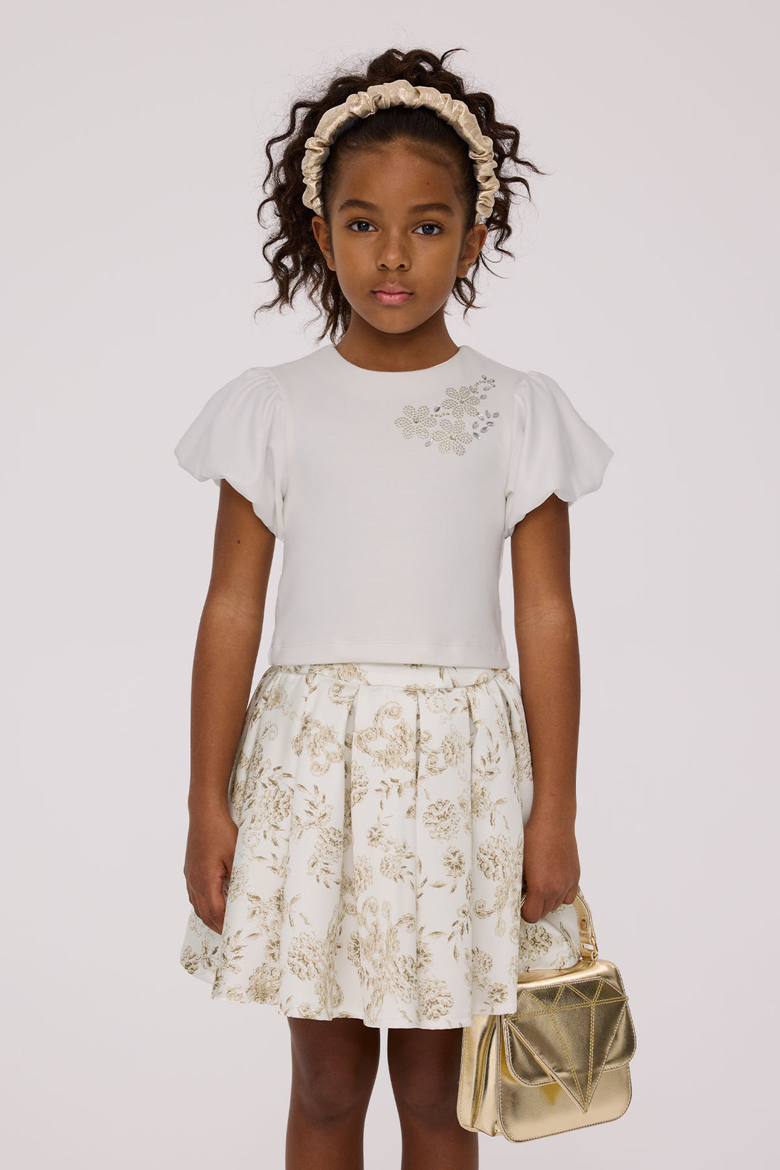 Girl White Blouse