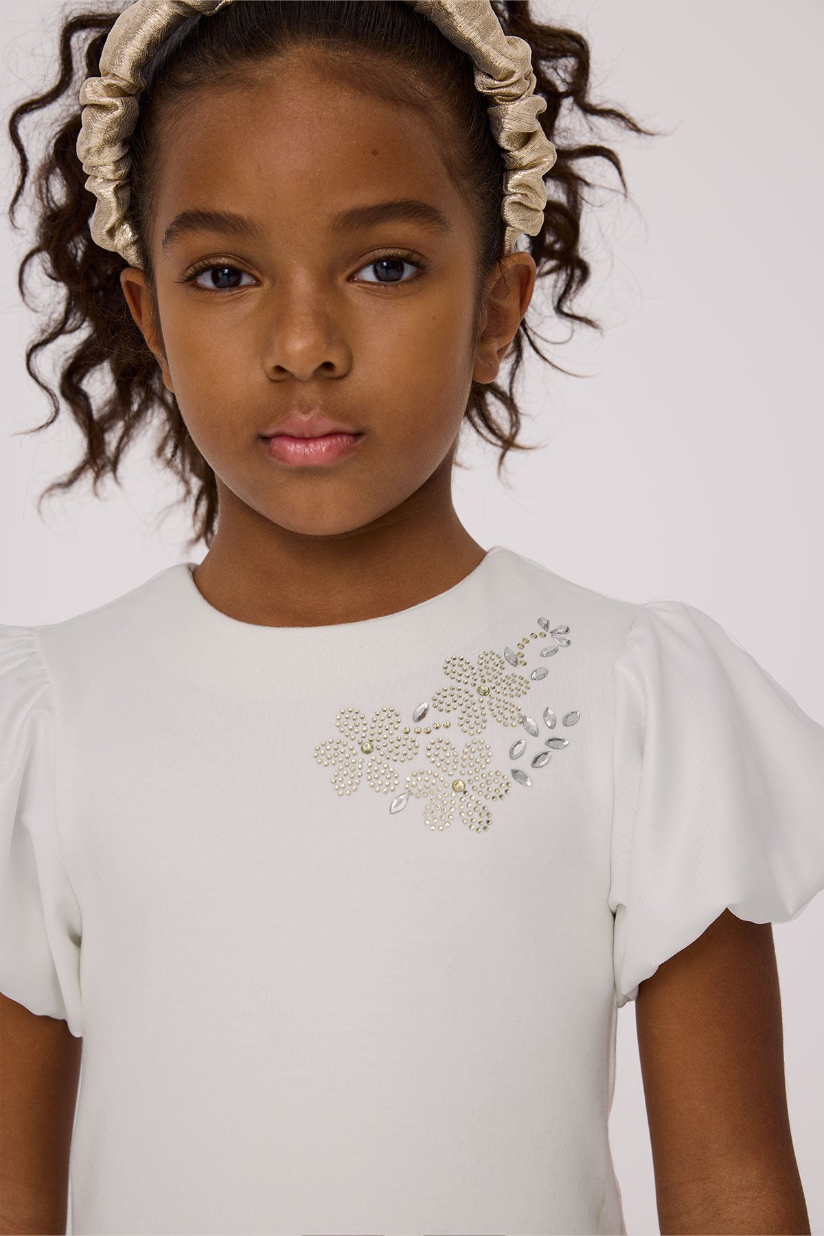 Girl White Blouse