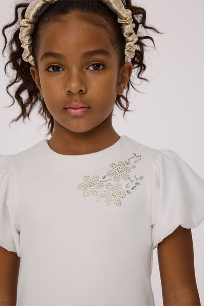Girl White Blouse