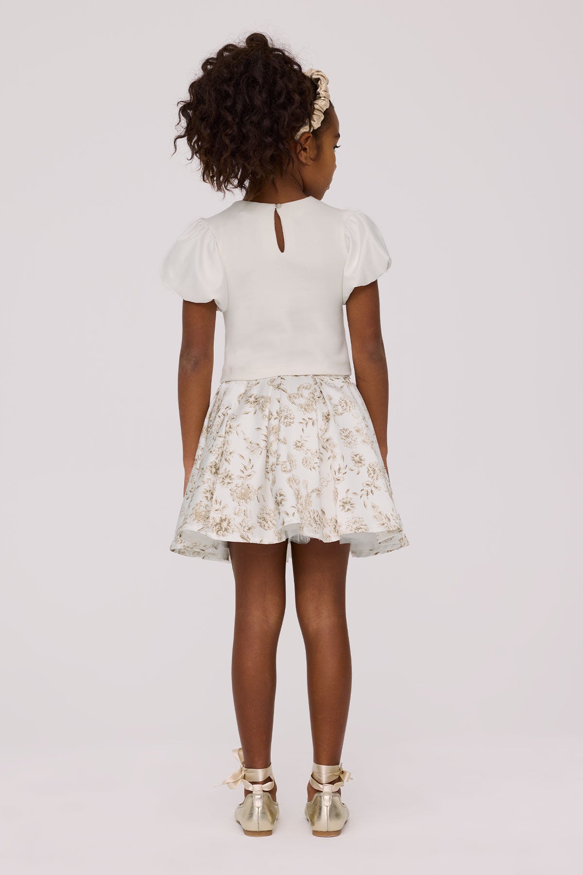 Girl White Blouse