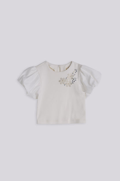Girl White Blouse