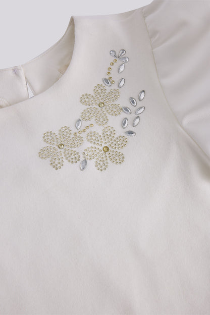 Girl White Blouse