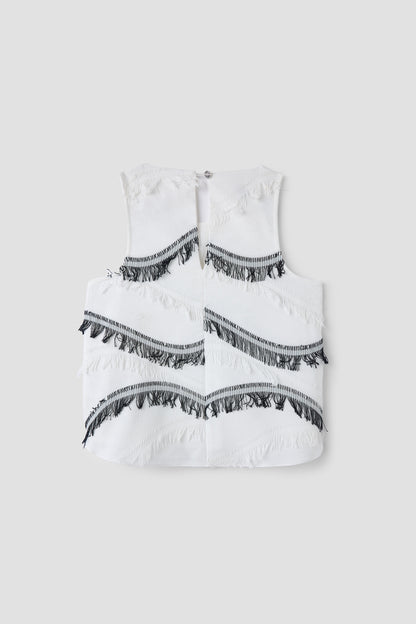 Girl White Blouse