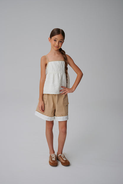 Girl White Blouse